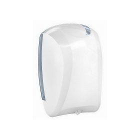 Mar plast Linea SKIN maxi tekercses kéztörlő adagoló, belsőmagos kéztörlő adagoló fehér/átlátszó