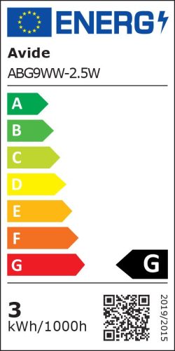 Avide LED 2.5W G9 WW 3000K