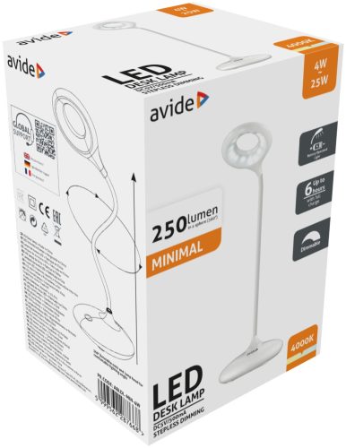 Avide LED Table Lamp RGB White 4W