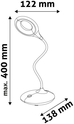 Avide LED Table Lamp RGB White 4W
