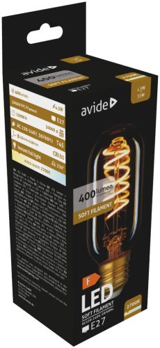 Avide LED Soft Filament T45 4,5W E27 EW 2700K