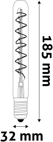 Avide LED Soft Filament T9 4,5W E27 EW 2700K