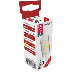 Avide LED 6W R7S 23x78mm WW 3000K Fényerőszabályzós