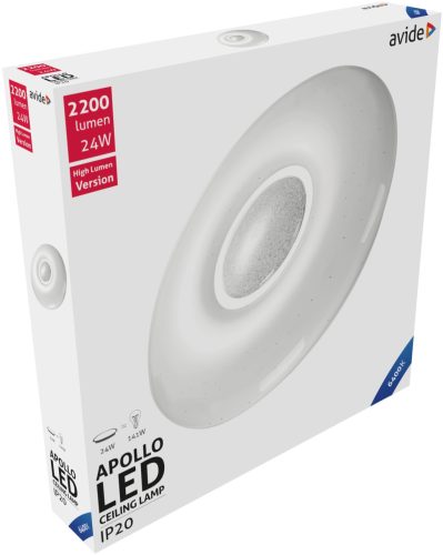 Avide LED stropna svjetiljka Apollo 24W 410*70mm CW 6400K