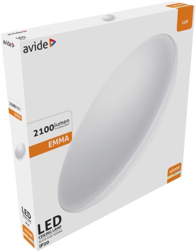 Avide LED stropna svjetiljka Emma 24W 375*50mm NW 4000K
