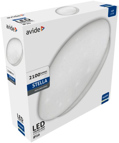 Avide LED stropna svjetiljka Cordelia 24W 380*110mm NW 4000K