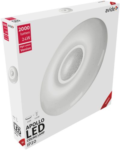 Avide LED stropna svjetiljka Apollo 24W 410*70mm WW 3000K