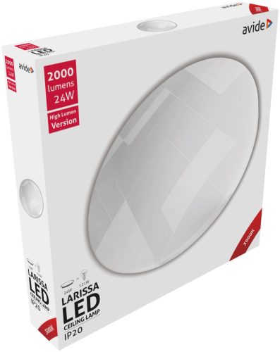 Avide LED Mennyezeti Lámpa Larissa 24W 375*70mm WW 3000K