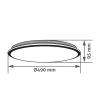 Avide LED Mennyezeti Lámpa Lucy 44W RGBIC+CCT Távirányítóval
