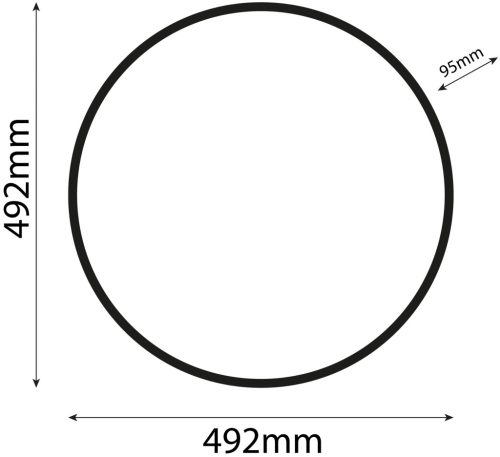 Kupite LED stropnu svjetiljku Olivia-CCT Star 48W s daljinskim upravljačem