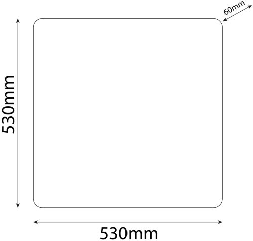 Avide LED stropna svjetiljka Classic Roma-CCT 48W 3100lm s daljinskim upravljačem