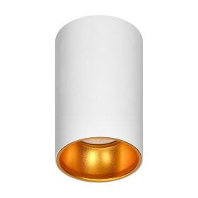 Adviti spot svjetiljka stropna bijela/zlatna 1x GU10 