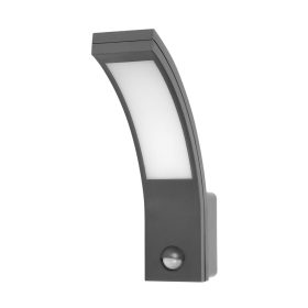 Adviti piryt outdoor LED wall lamp modern IP54 gray 10w