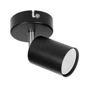 Adviti spot lampa zidna i stropna crna 1x GU10 