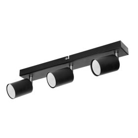 Adviti spot svjetiljka stropna crna 3x GU10 