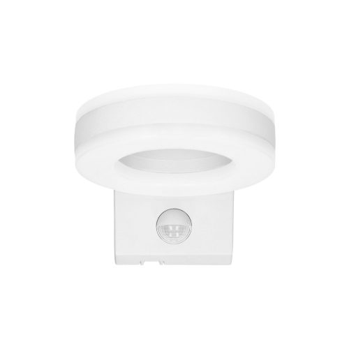 Adviti howlit outdoor round LED wall lamp IP65 white 20w with motion sensor