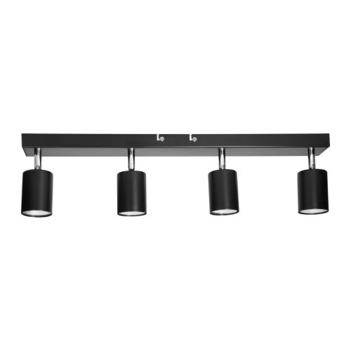 Adviti spot svjetiljka stropna crna 4x GU10 