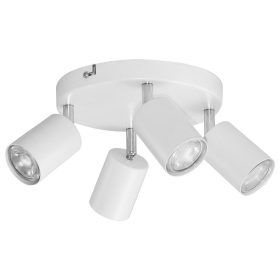 Adviti spot svjetiljka stropna okrugla bijela 4x GU10 