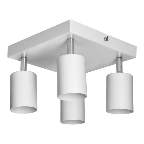 Adviti Spotleuchte Deckenleuchte quadratisch weiß 4x GU10 