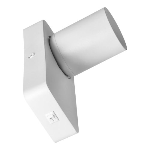 Adviti spot svjetiljka sa zidnim bijelim prekidačem 1x GU10  