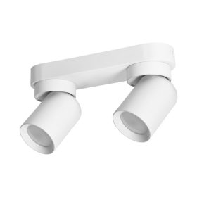 Adviti spot lampa zidna i stropna bijela 2x GU10 malt