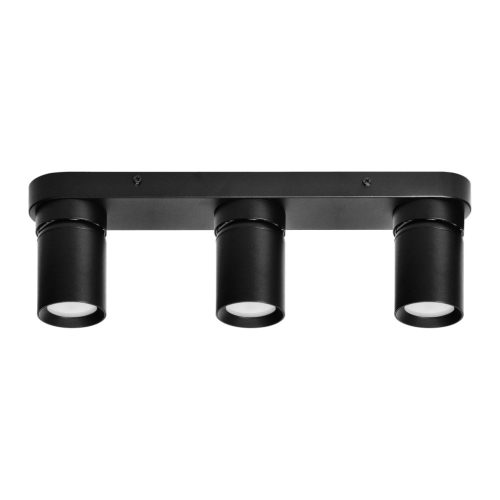 Adviti spot lampa zidna i stropna crna 3x GU10 mort