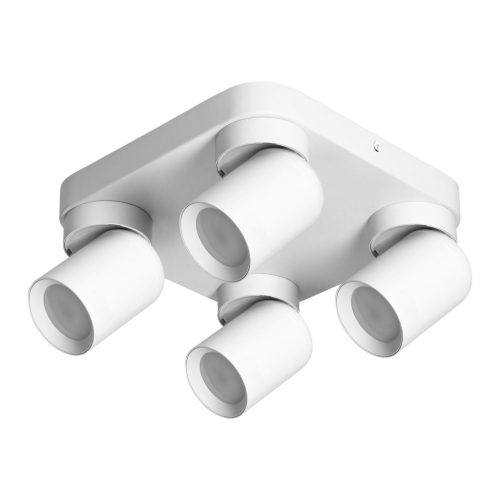 Adviti spot lampa zidna i stropna bijela kvadratna 4x GU10 malt  