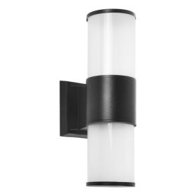 Adviti Dalia outdoor wall lamp metal IP54 black 2XE27