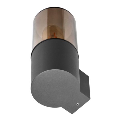Adviti salvia outdoor wall lamp metal IP54 gray E27
