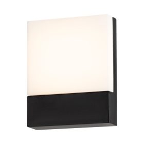 Adviti frezja outdoor LED wall lamp IP65 black 9w 