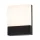 Aplic LED de exterior Adviti frezja IP65 negru 9w 