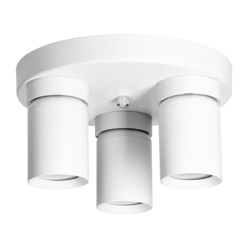 Adviti spot lampa zidna i stropna bijela okrugla 3xGU10 malt  