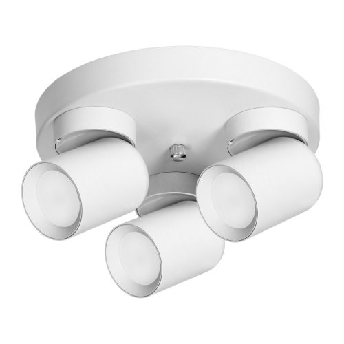 Adviti spot lampa zidna i stropna bijela okrugla 3xGU10 malt  