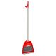 Broom + dustpan red 110cm