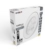 Avide Mennyezeti lámpa ventilátorral Whitney ezüst, 2x24W+15W motor, távirányítóval