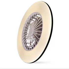   Avide Mennyezeti lámpa ventilátorral Willow CCT+RGBIC, 2x36W+18W motor, távirányítóval