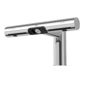 Stainless steel touchless hand dryer and faucet in one