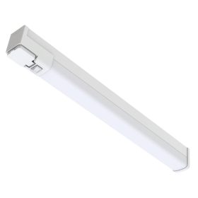   Avide LED svjetiljka za ogledalo s utičnicom za mrežnu vezu, četvrtasta bijela aluminijska 665 mm NW 4000K 15 W IP44