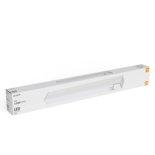 Avide LED svjetiljka za ogledalo s utičnicom za mrežnu vezu, četvrtasta bijela aluminijska 665 mm NW 4000K 15 W IP44