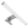 Avide LED Oglinda Rotunda Plastic Cromat 300mm NW 4000K 5W IP44