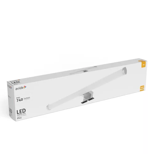 Avide LED svjetiljka za ogledalo okrugla kromirana plastika 500 mm NW 4000K 7W IP44