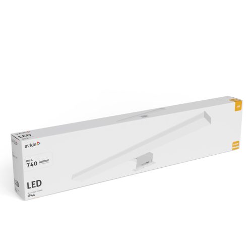 Avide LED svjetiljka za ogledalo Kvadratna kromirana plastika 500 mm NW 4000K 7W IP44