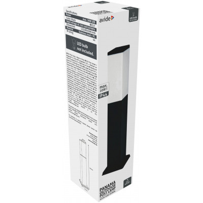 Avide vanjska podna lampa Panama 1xE27 500 mm IP44 crna