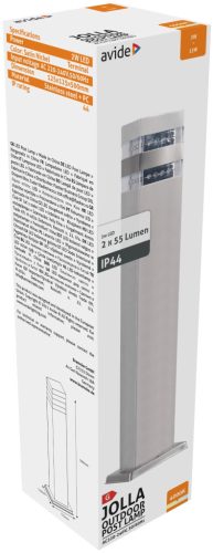 Avide kültéri álló lámpa Jolla LED 2W NW 500mm IP44 Szatén Nikkel