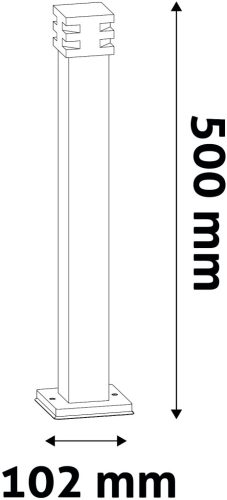 Avide kültéri álló lámpa Solana LED 1.5W WW 500mm IP44 Antracit