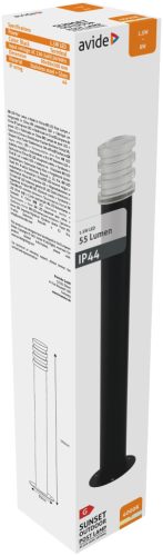 Avide kültéri álló lámpa Sunset LED 1.5W NW 500mm IP44 Black