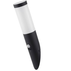 Avide outdoor wall lamp Boca 1xE27 PIR IP44 Black