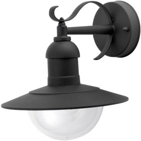 Avide outdoor wall lamp Imperial 1xE27 IP44 Black
