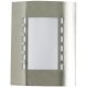 Avide outdoor wall lamp Monterey 1xE27 IP44 Satin Nickel