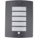 Avide outdoor wall lamp Morro 1xE27 PIR IP44 Anthracite